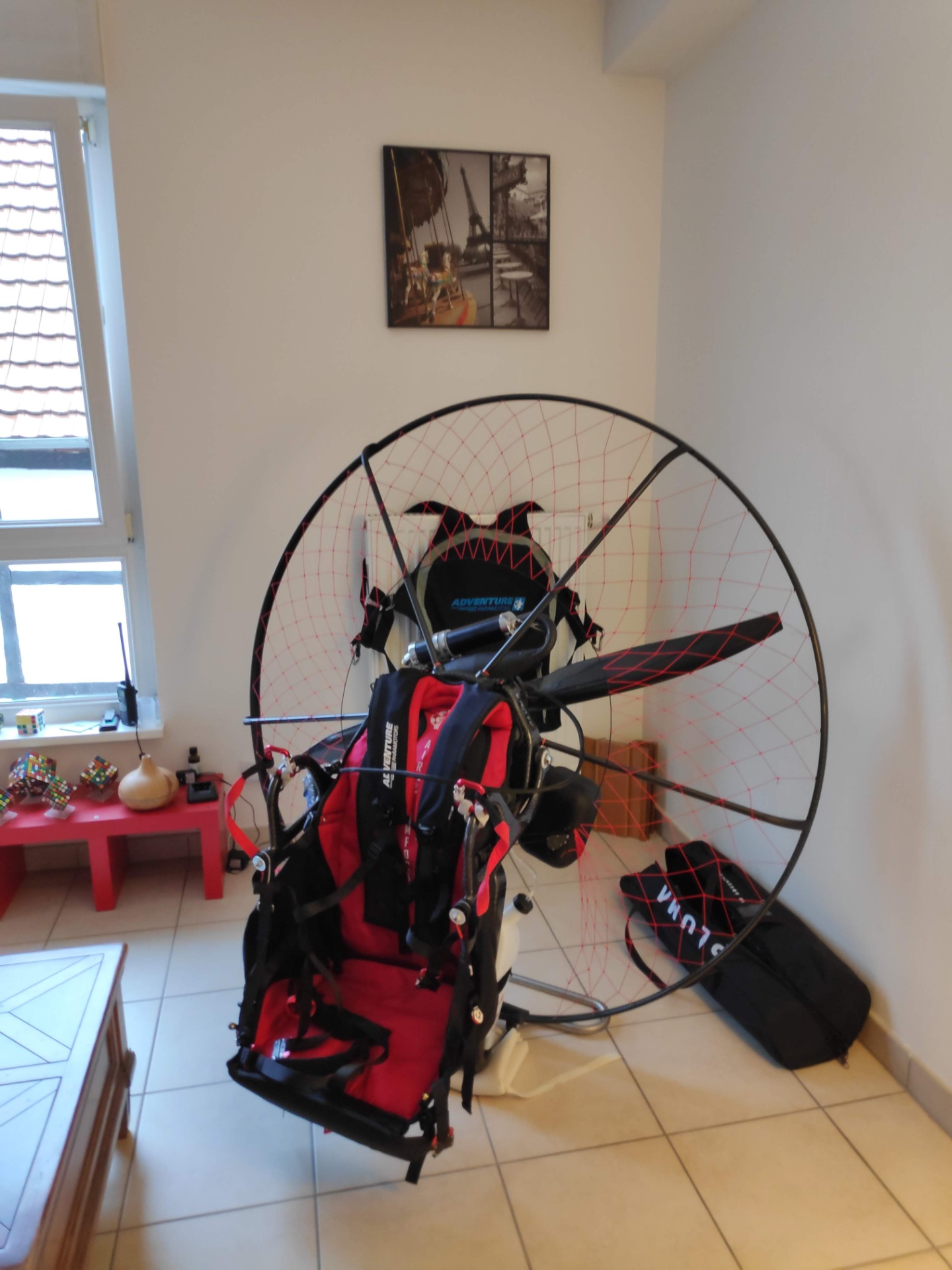 Ulm à vendre - Paramoteur - Pack complet Paramoteur Pluma 8.1 (châssis carbone) + Voile Flexone 28 + accessoires — 2h de vol — Quasi neuf