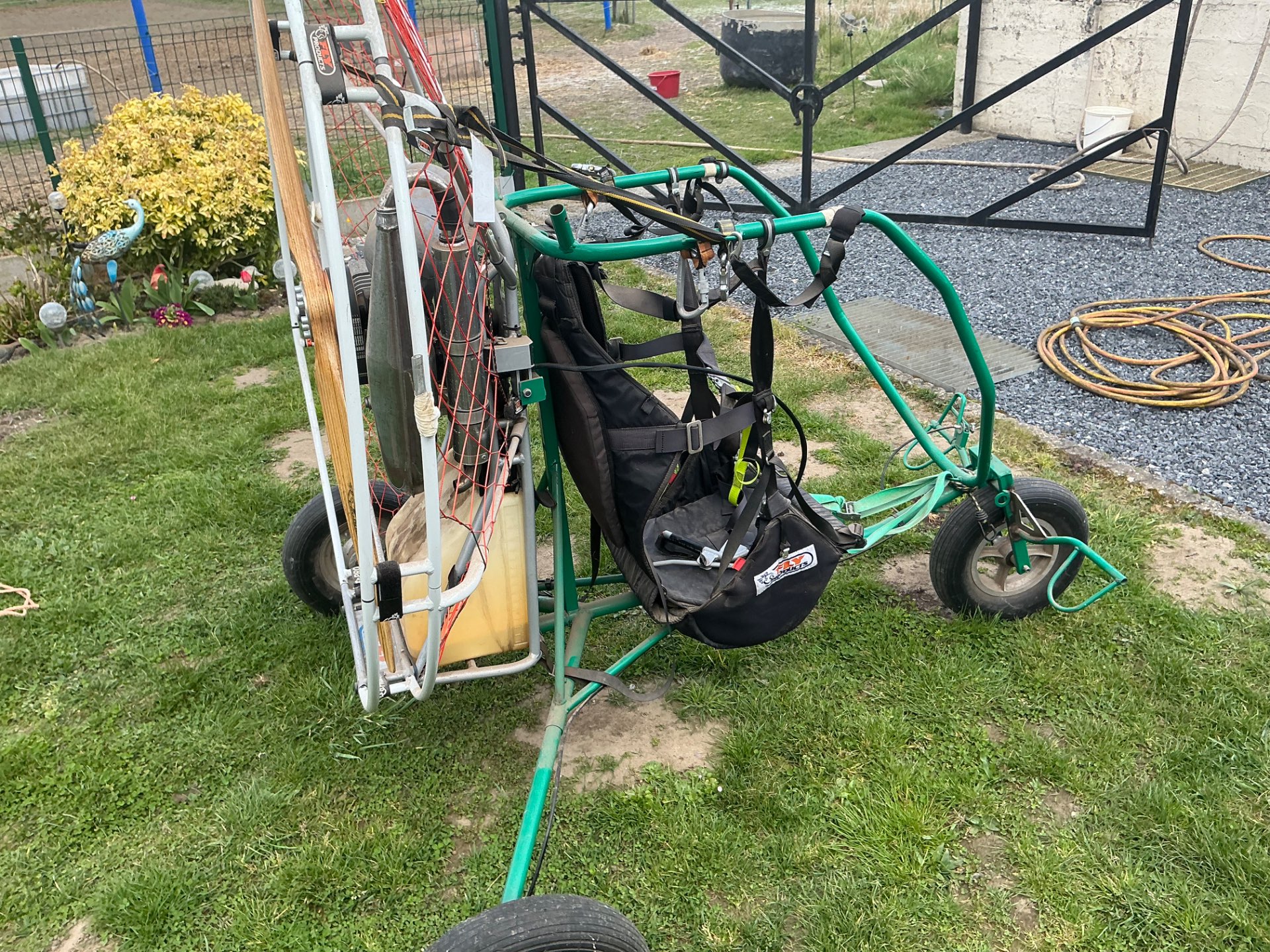 Paramoteur plus chariot