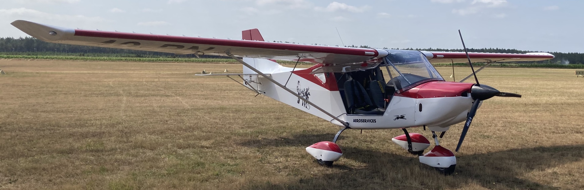 Ulm à vendre - Multiaxe - Super guépard de voyage 525 kg avec parachute.