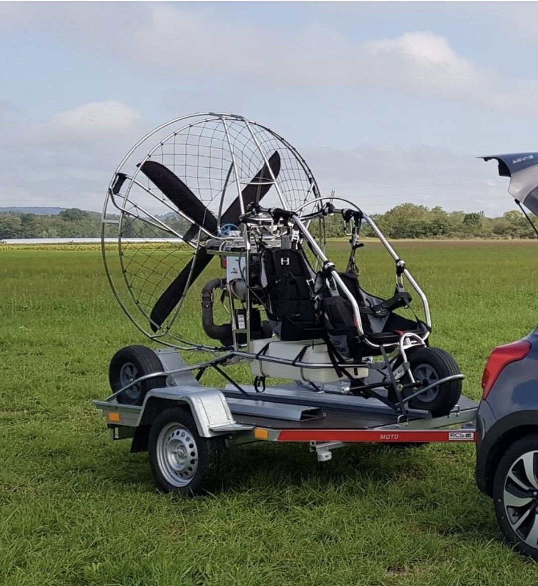 Ulm à vendre - Paramoteur - Paramoteur chariot biplace + remorque