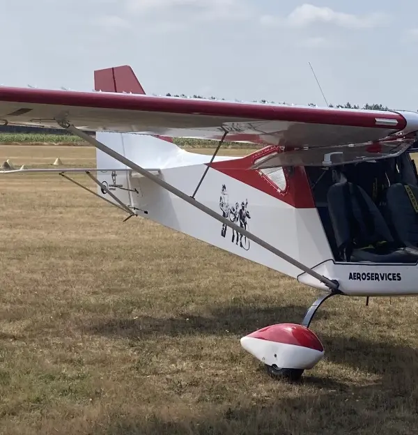 Ulm à vendre - Multiaxe - Super Guépard de voyage 525 kg avec parachute