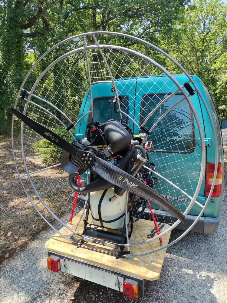 Ulm à vendre - Paramoteur - Paramoteur Kangook Vittorazi Moster 185 Plus (Dual Start Electrique) - Ozone Roadster3 - Parachute Secour Maday- Casque Icaro