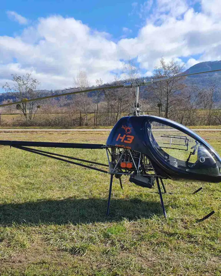 Deuxième vue de Helicoptere à vendre – Hélicoptère ULM Dynali H3 912IS à LF0125