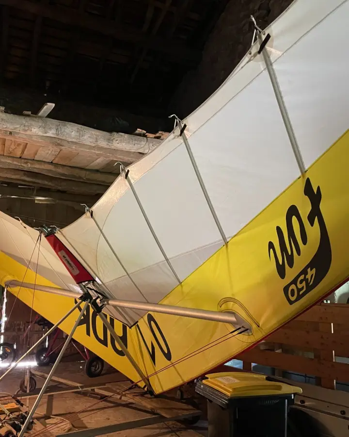 Deuxième vue de Pendulaire à vendre – vend ULM pendulaire GT bi 503  Air création à Simandre-sur-Suran
