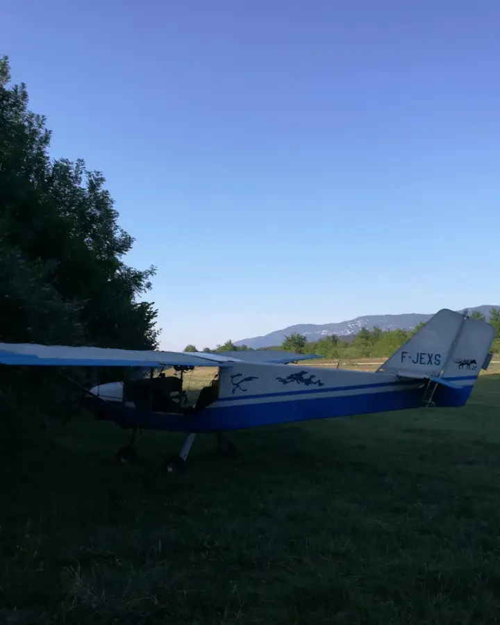 Deuxième vue de Multiaxe à vendre – Rans Coyote II – 2004 – Rotax 582 culasse bleue (tête en haut) à Lavours