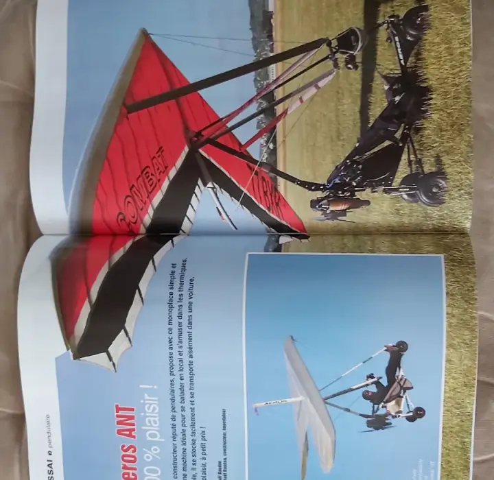 Deuxième vue de Pendulaire à vendre – Nano trike aeros à Lfpe