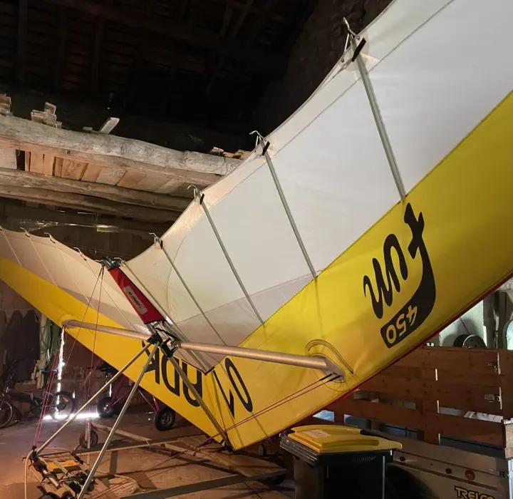 Deuxième vue de Pendulaire à vendre – vend ULM pendulaire GT bi 503  Air création à Simandre-sur-Suran