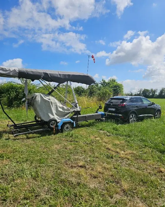 Deuxième vue de Pendulaire à vendre – Ulm pendulaire gte 582 aile pliable à Caunay