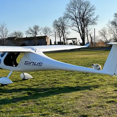 Vue 3 de Multiaxe à vendre – Vends ULM, Motoplaneur Sinus Pipistrel. à Lézignan