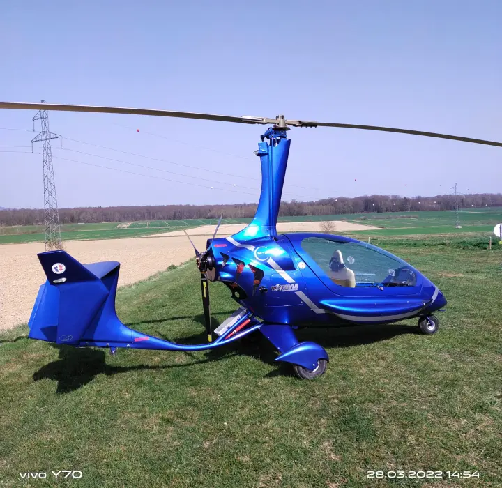 Deuxième vue de Autogire à vendre – ELA Éclipse 10 - 914 Turbo 115cv à Base ULM de Soppe-le-Bas